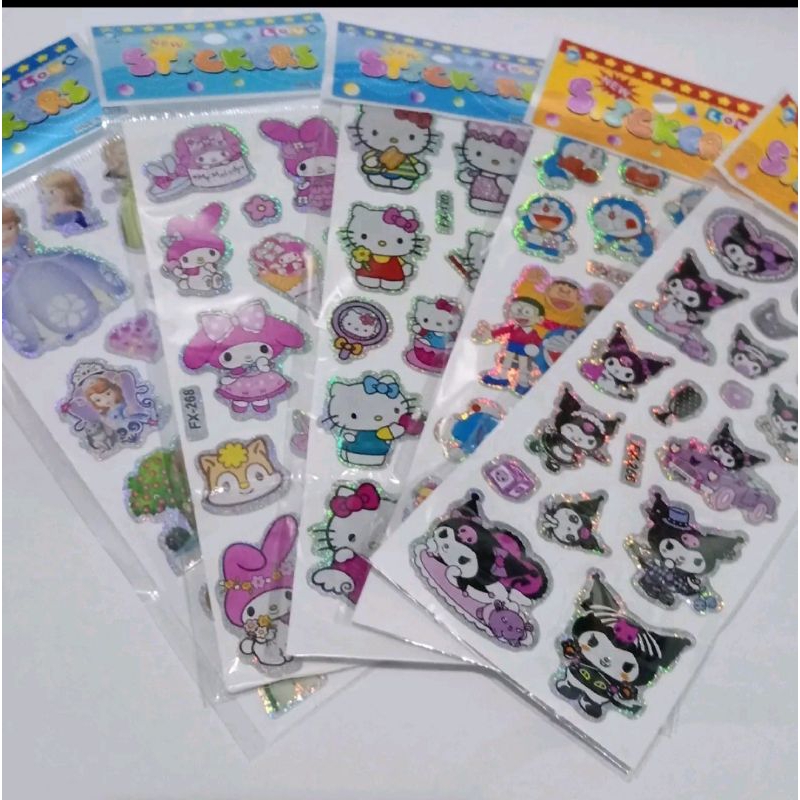 

STIKER TIMBUL EMBOS TEMPEL GROSIR ISI 20 PCS