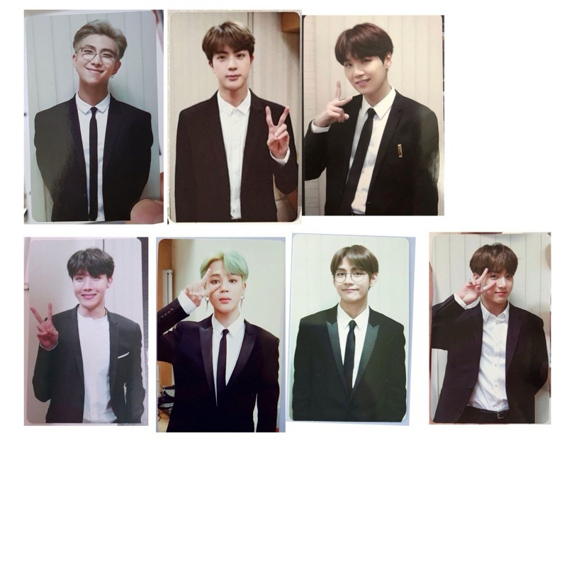photocard pc bts memories dvd 2018 kim namjoon rm seokjin jin min yoongi suga jung hoseok jhope park