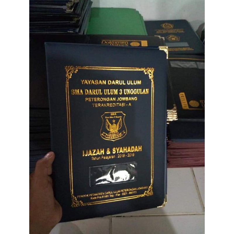 

Sampul Raport Hotprint Custom SD SMP SMA isi 12 List