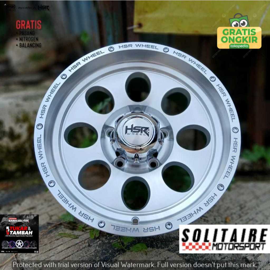 VELG MOBIL HSR DUFFY RING 16 PCD 5X114,3 UNTUK MOBIL TERIOS VELG HSR MODEL OFFROAD