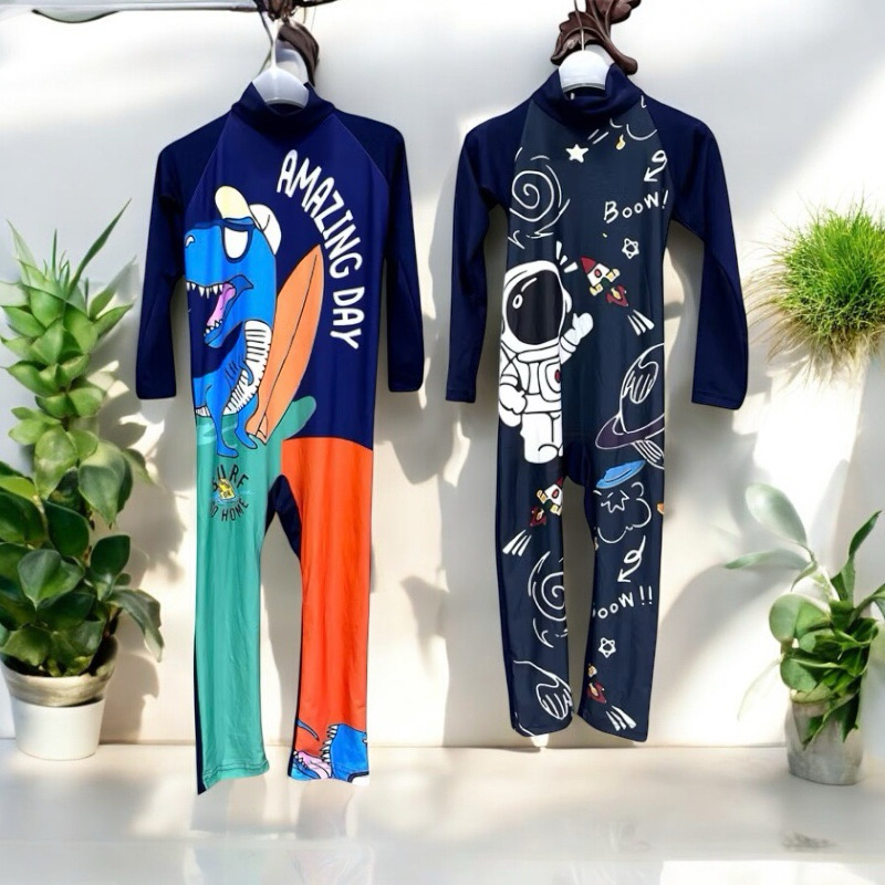 Baju renang anak laki laki lengan panjang 1 sampai 10 tahun