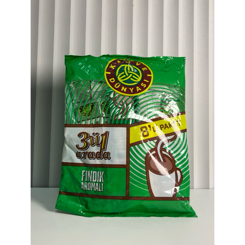 

kahve dunyasi 3ii1arada rasa hazelnut isi 8 pcs