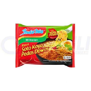 

Indomie Mi Instan Soto Koya Pedas Dower 76g