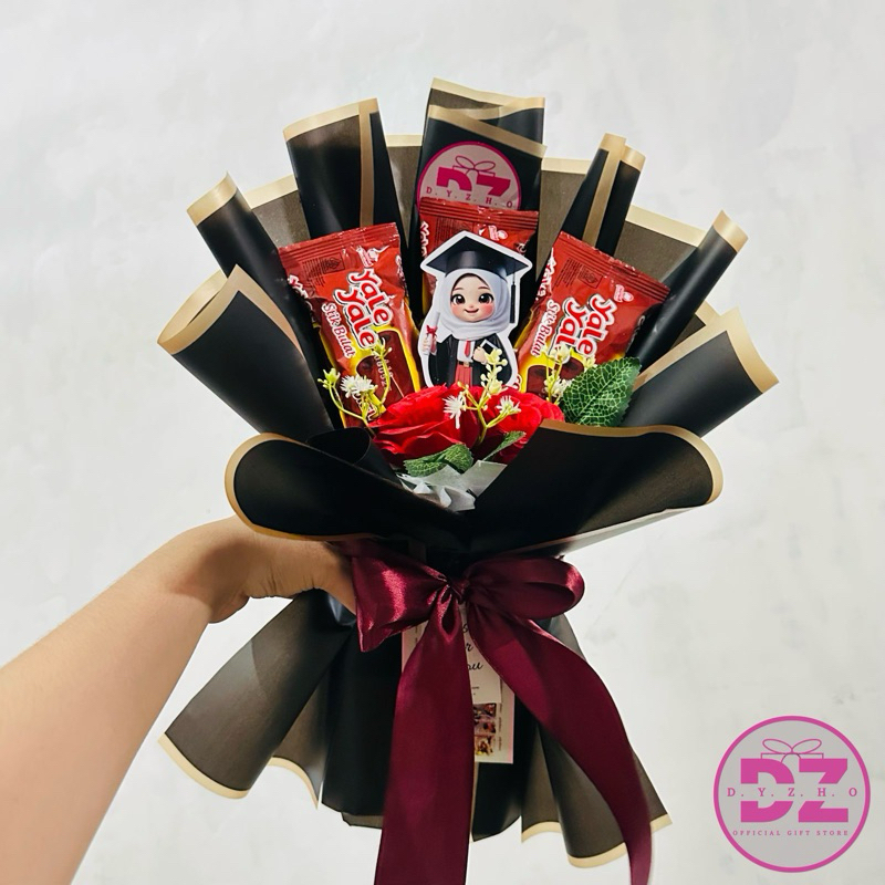 

READY BUKET TOPPER WISUDA SNACK | GIFT KELULUSAN | KADO WISUDA | BUKET JAJAN BUNGA