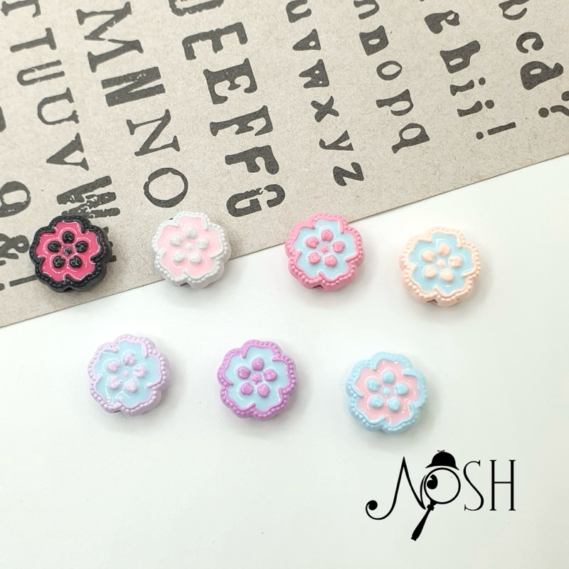 DIY Manik Besi Bunga / Metal Alloy Flower Blossom Beads