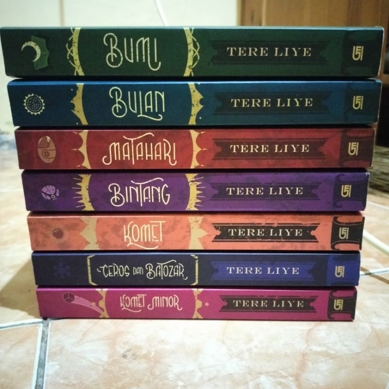 PRELOVED NOVEL TERELIYE BUMI BULAN MATAHARI BINTANG KOMET CEROS DAN BATOZAR KOMET MINOR SELENA NEBUL