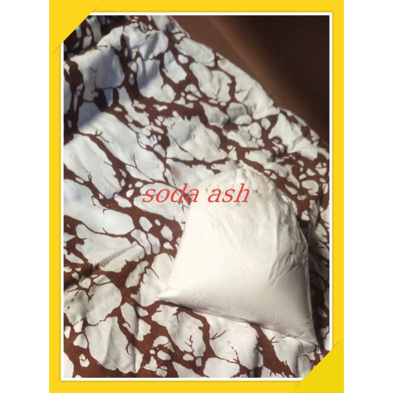 

soda ash untuk melepaskan lilin dari batik DLL @1 kg
