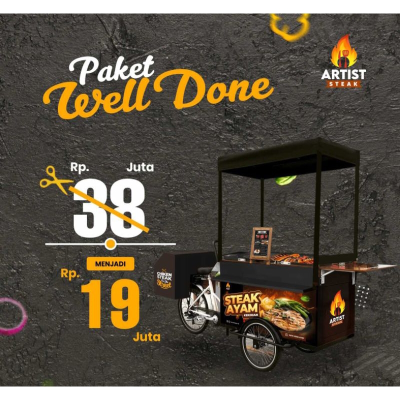 Artiststeak Paket Well Done