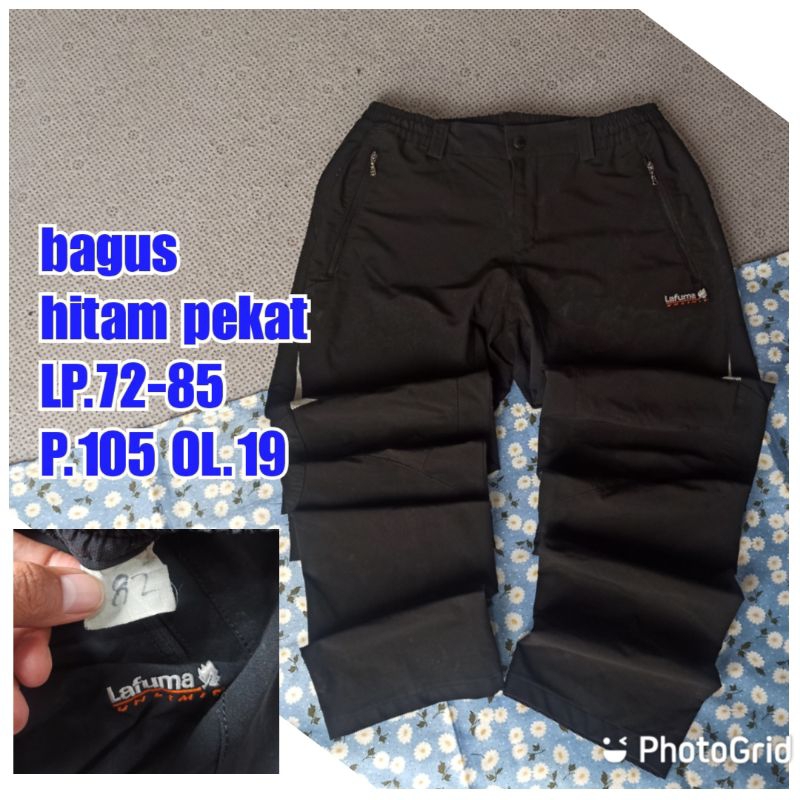 celana gunung outdoor olahraga running senam gowes tektok lafuma