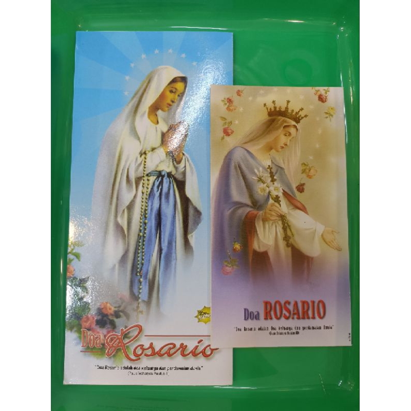 Kaplet Doa Rosario - Kartu Doa Rosario