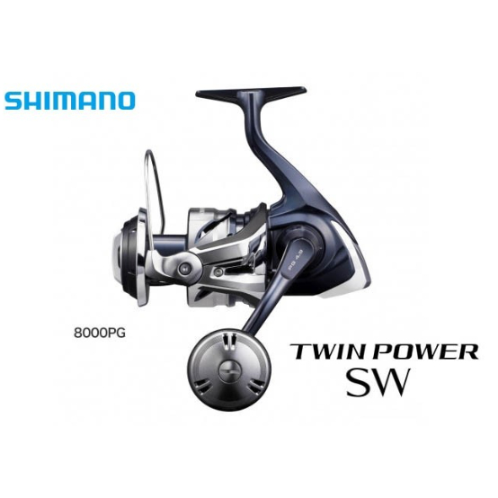 Rell Reel Pancing Shimano Twin Power SW 2021 Twinpower 2021 - SW8000HG