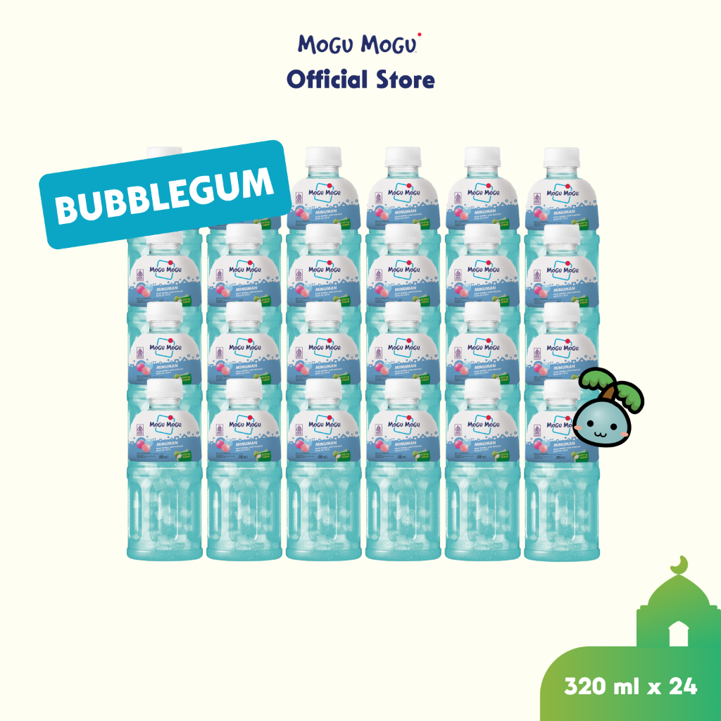 

Mogu Mogu Nata De Coco Bubble Gum - 24 pcs x 320 ml