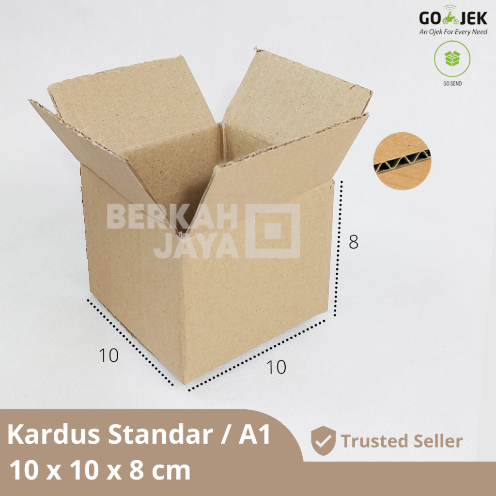 

(HARGA SPESIAL) BOX KARDUS 10 x10x8 cm DUS PACKING 10 x 10 x 8 cm