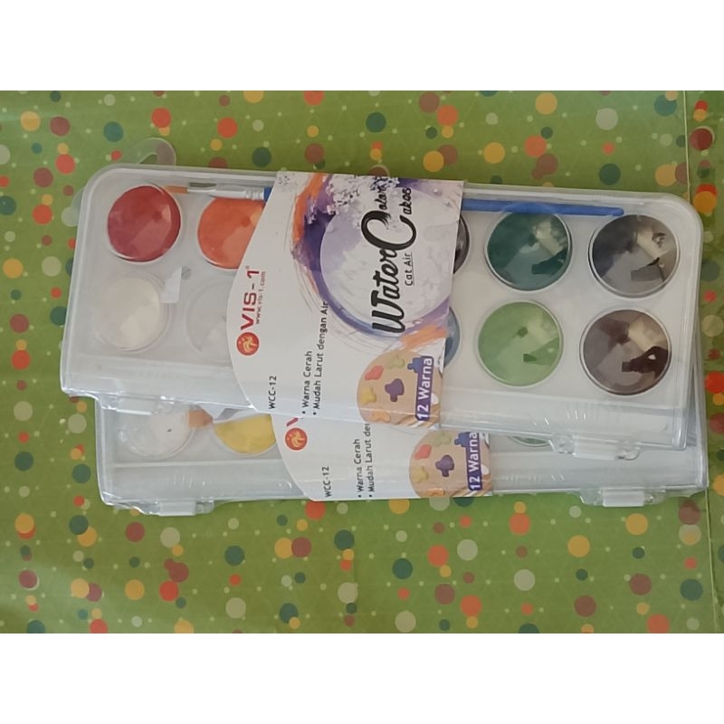 

watercolours 12 warna