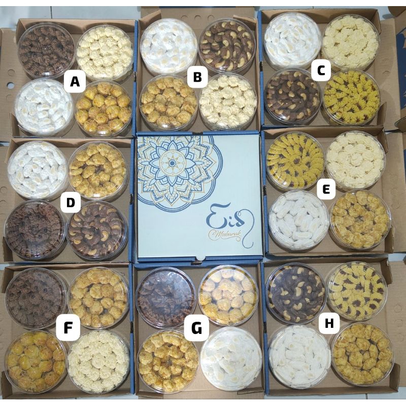 

Hampers Lebaran Nastar Keju 250gram isi 4