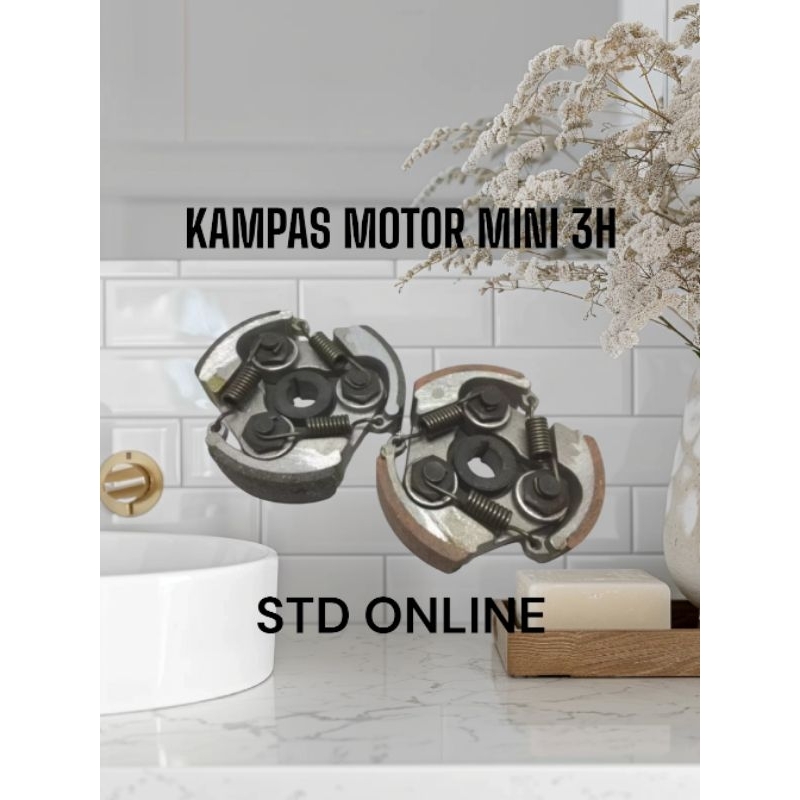 Kampas copling 3baut untuk MOTOR CROSS MINI GP CLUTCH SHOE 3BAUT