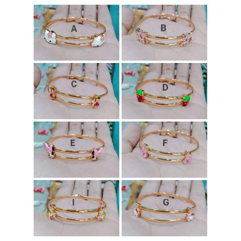 Gelang Anak Karakter Lucu / Gelang Anak Kekinian / Gelang Anak Titanium