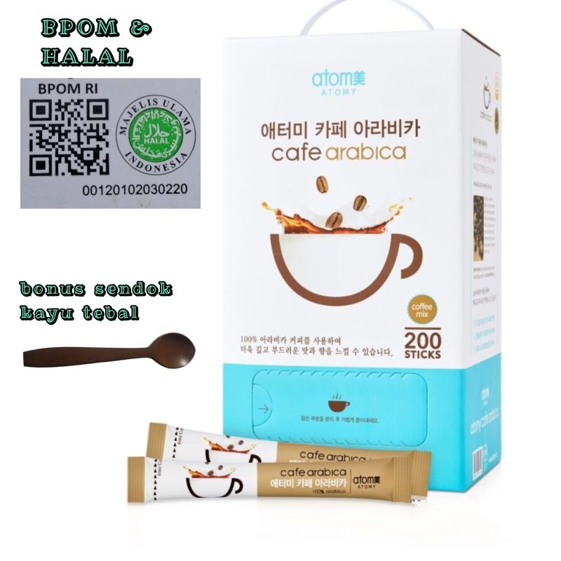 

ATOMY Cafe Arabica Kopi arabica ORIGINAL KOREA BPOM //HALAL MUI