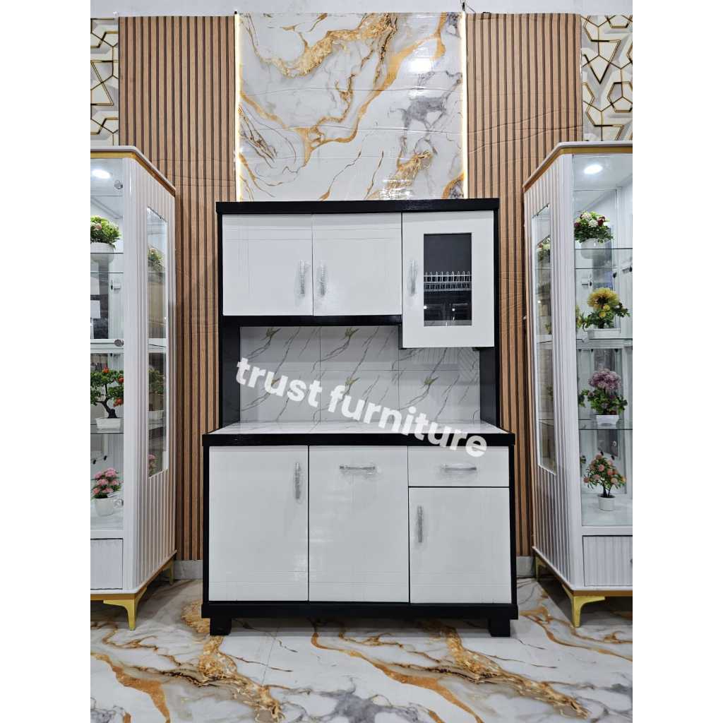 Lemari Sayur 3 PINTU // Rak magicom  pintu KAYU BLOCKTEACK