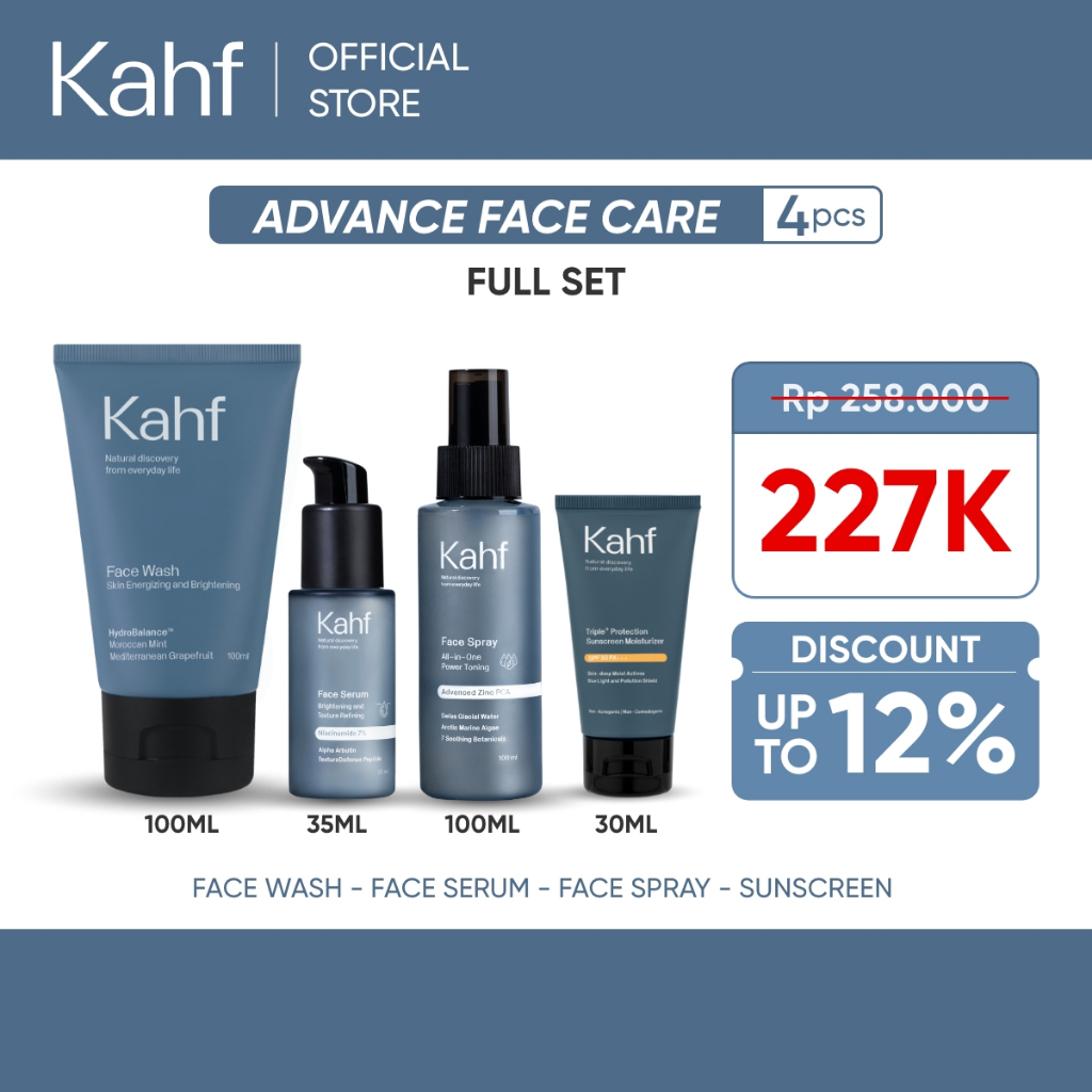 Kahf Advance Face Care Full Set Bundling