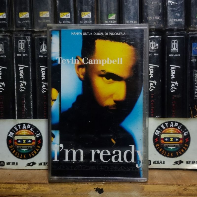 Kaset Pita - Tevin Campbell - I'am Ready - Radio Tape - Kaset - Radio - Pemutar Kaset - Retro - Clas