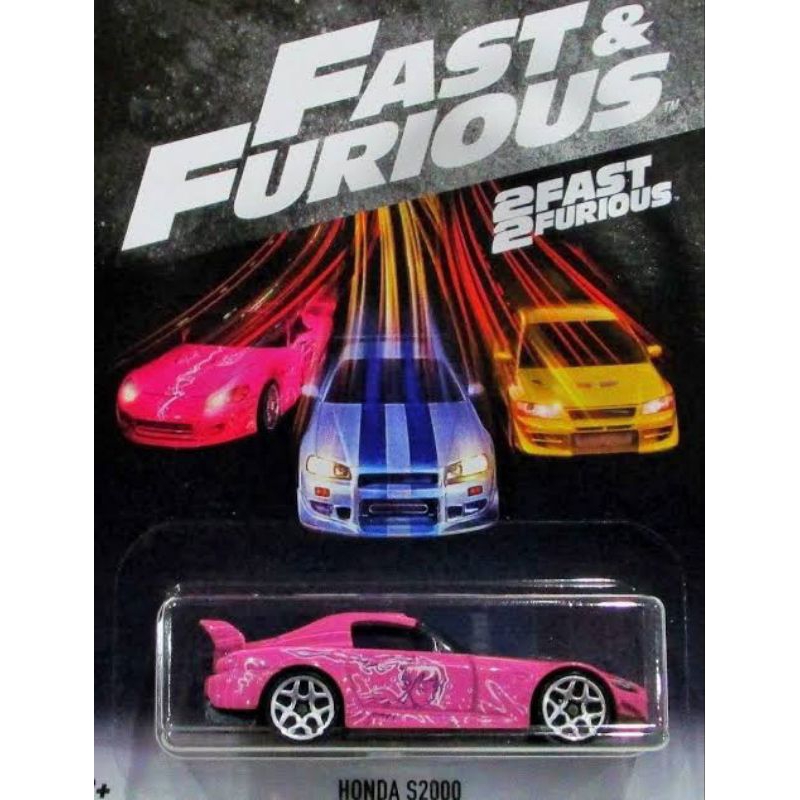 (RARE) HOTWHEELS FAST FURIOUS HONDA S2000 SUKI PINK