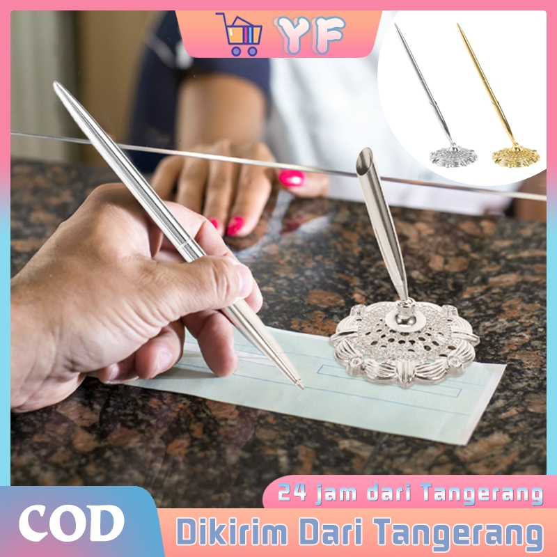 

Pena Tanda Tangan Bisnis / Hadiah Ballpoint / Pena Meja Logam Kreatif