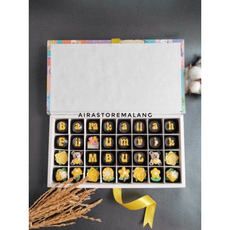 

Cokelat Custom Box Coklat Ulang Tahun Kado 32 Sekat