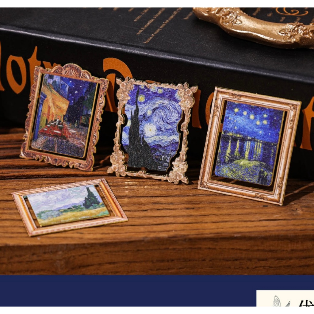 

SPECIALVORYU Pembatas Buku Logam / Bookmark metal / Penanda Buku Lukisan Minyak (oil painting frame)