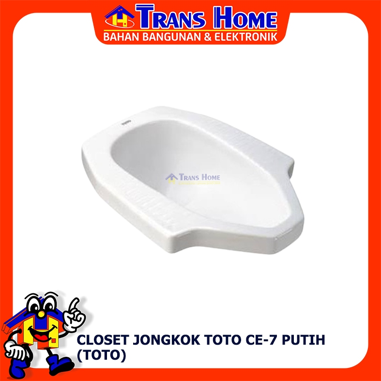 Kloset Closet Jongkok TOTO CE-7 Berbagai Warna (TOTO)