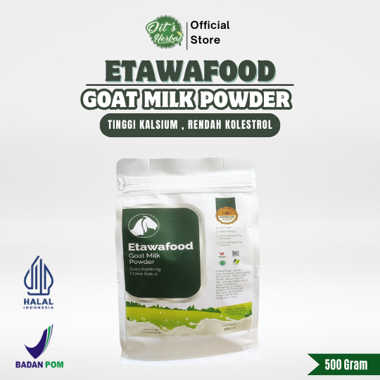 

Etawafood Goat Milk Powder – Susu Kambing Bubuk Premium 500 Gram Original