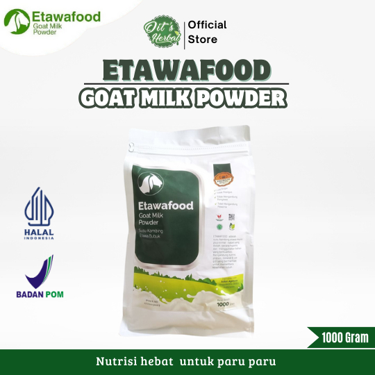 

Susu Kambing ETAWA FOOD Bubuk 1kg – Etawafood Goat Milk Powder 1000 Gram Original