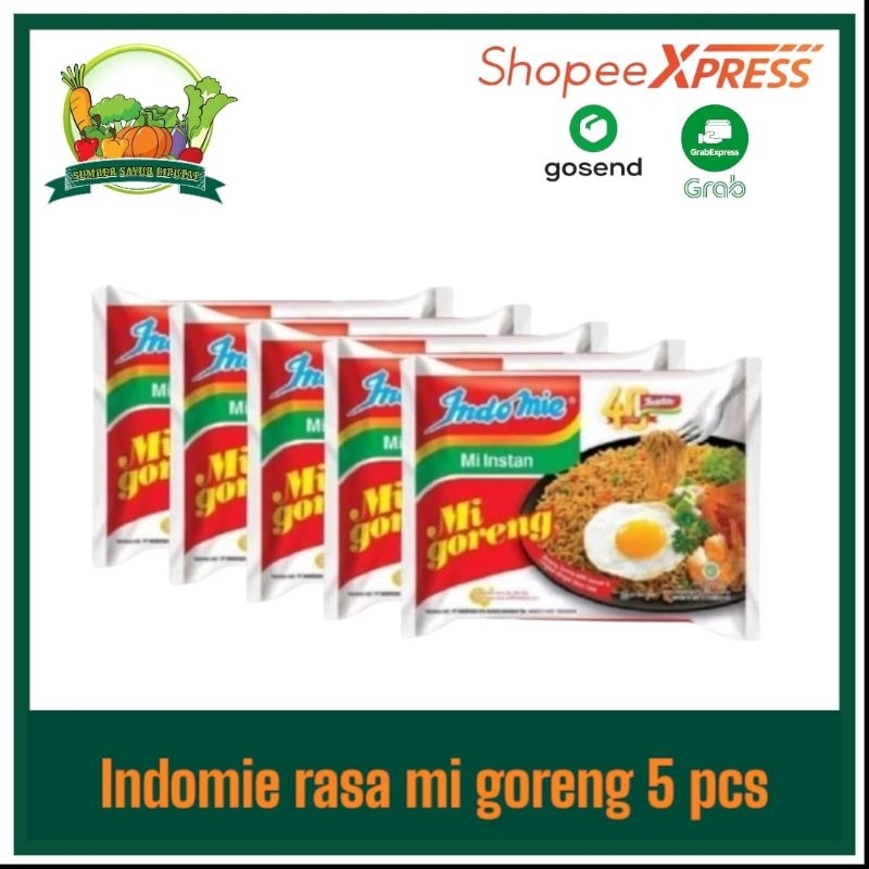 

Indomie rasa mi goreng 5 pcs - KIRIM INSTAN