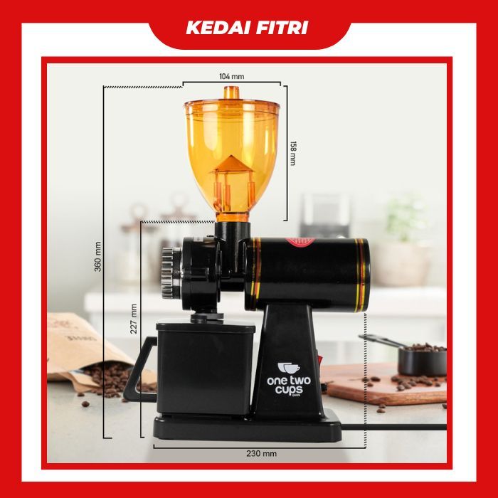 Grinder Kopi N600 Grinder Kopi 600N One Two Cups