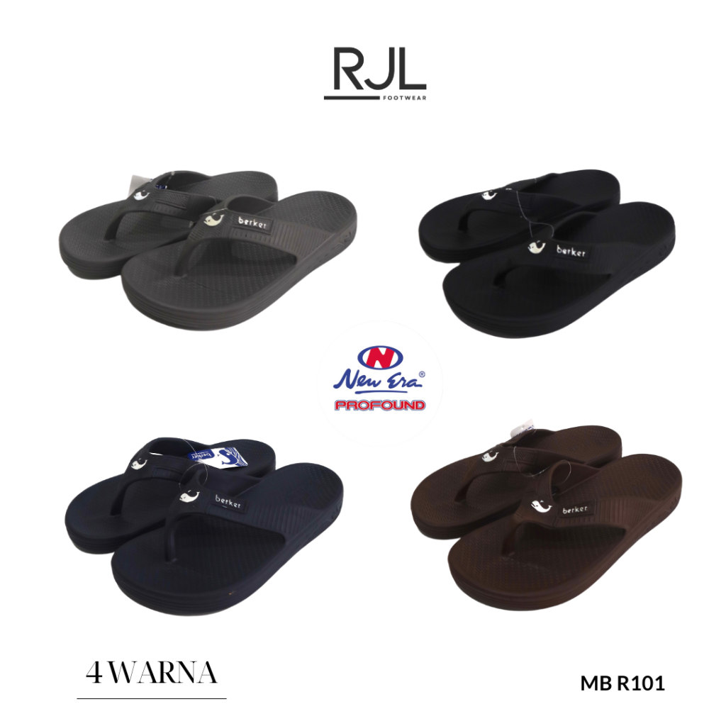 Sandal Jepit Pria New Era Berker Phylon MB R101 - Nyaman dan Ringan