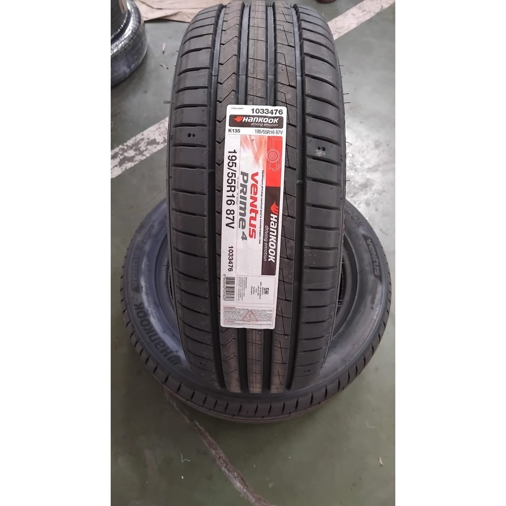 Hankook Ventus Prime 4 Ukuran 195/55 R16 - Ban Mobil Ban Mobil Livina Sienta Yaris Altis Jazz RS