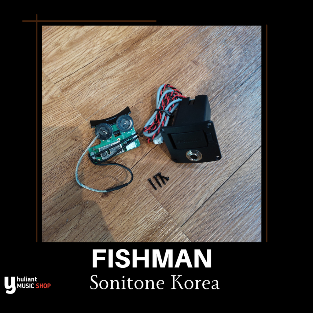Fishman Sonitone Preamp Gitar Akustik Original made In Korea