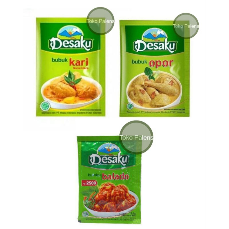 

1PCS - DESAKU BUBUK KARI DESAKU BUBUK OPOR DESAKU BUBUK BALADO (ECER)
