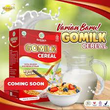 

GOMILK CEREAL Sereal dari Susu Kambing plus Pathi Garut | Baik untuk Penderita Aslam dan Gerd