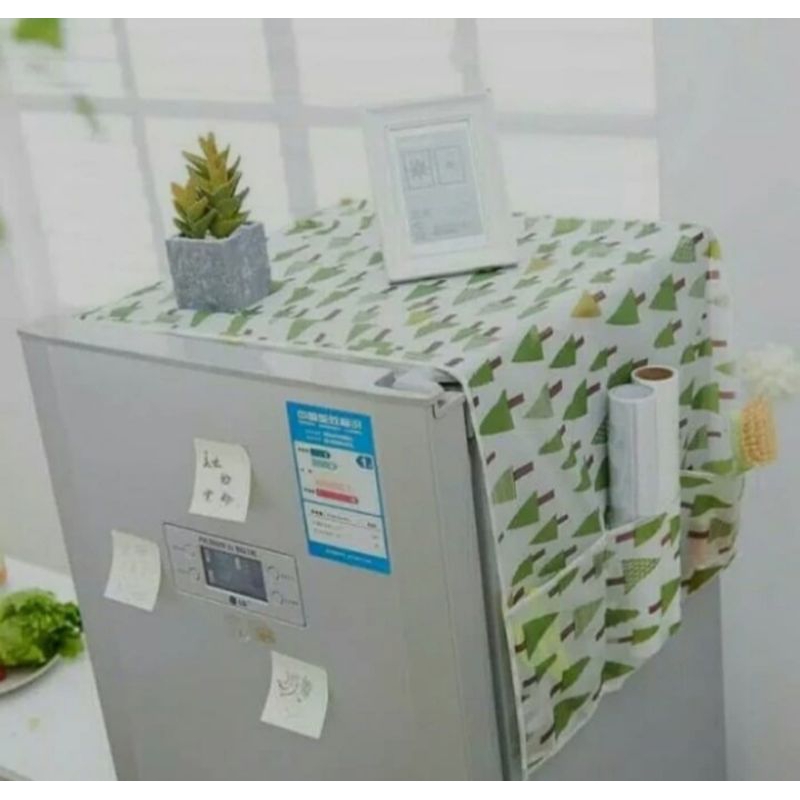 Taplak Alas Kulkas Waterproof Penutup Kulkas