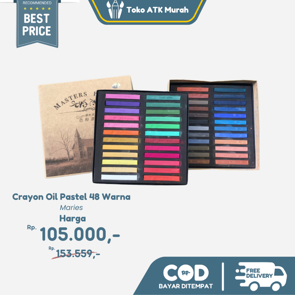 

Maries Masters Crayon Oil Pastel Soft Set 48 Colors