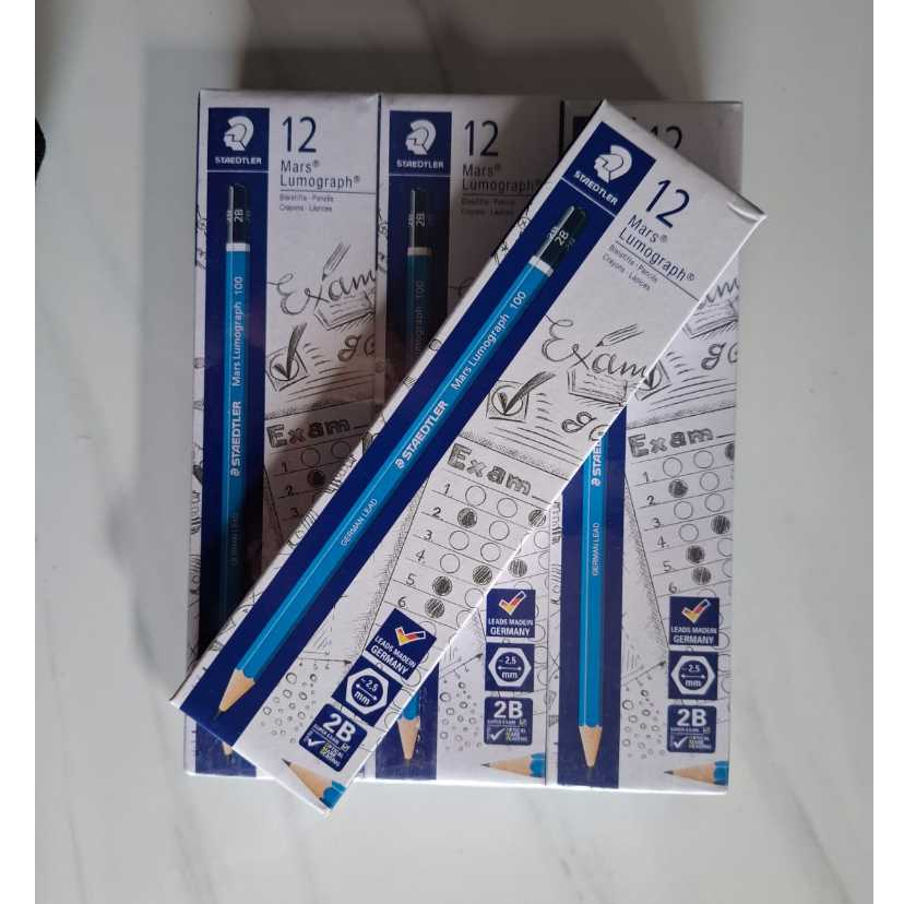 

6 PACK PENSIL STAEDLER 2B UJIAN COMPUTER (1 PACK ISI 12PCS)
