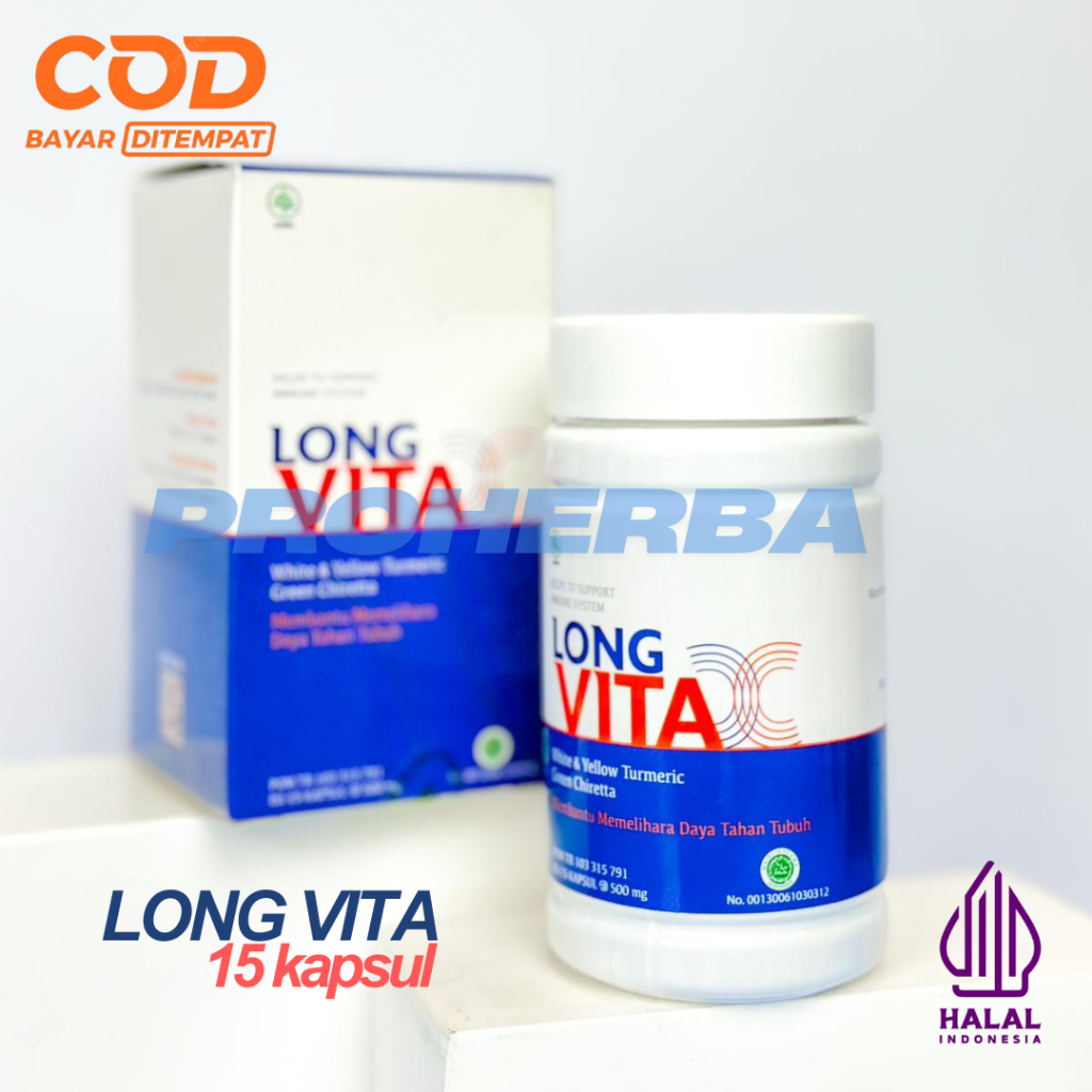 Longvita Long Vita Herbal Imun Original 15 Kapsul