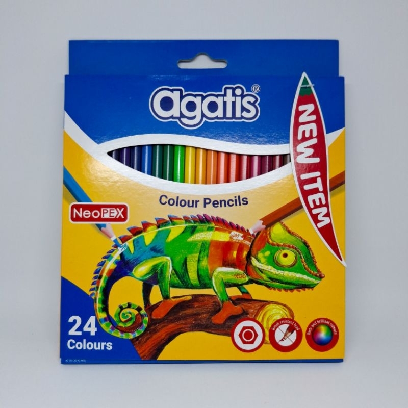 

1 Set Pensil Warna Agatis 24 Warna