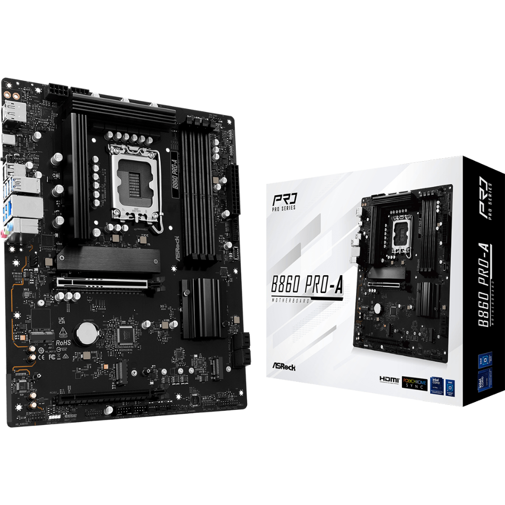 Motherboard ASROCK B860 Pro-A (LGA1851, B860, DDR5, USB3.2, SATA3)