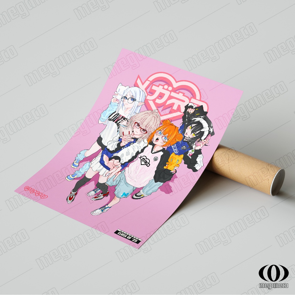 Meganeco Poster/Artprint A3 - Class of '25 Anniversary