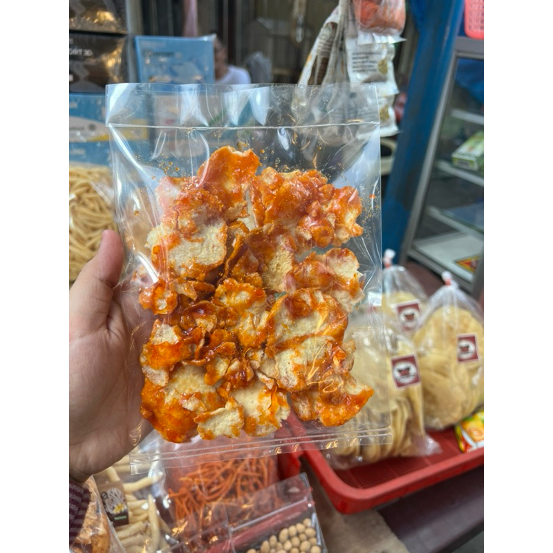 

kripik emping pedas lengket khas medan