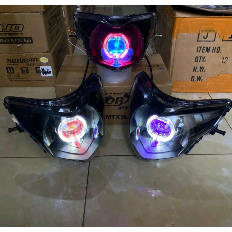 REFLEKTOR LAMPU DEPAN JUPITER MX NEW 135 CC PROJIE BILED ALA ALA TERANG