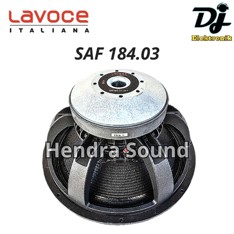LAVOCE ● SAF 184.03 / SAF184.03 - Speaker Komponen (18 inch)