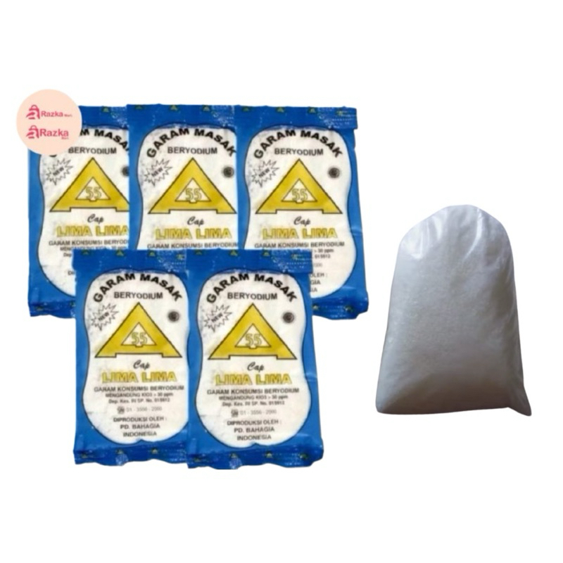 

Murah Garam Dapur Segitiga Mas 5pcs & 1kg Micin Repack